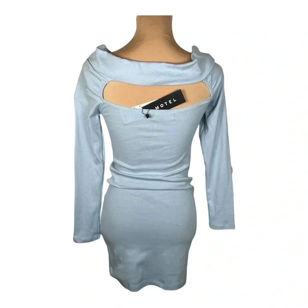 Motel‎ Niwaya Long Sleeve Mini Dress - Picture 6 of 9